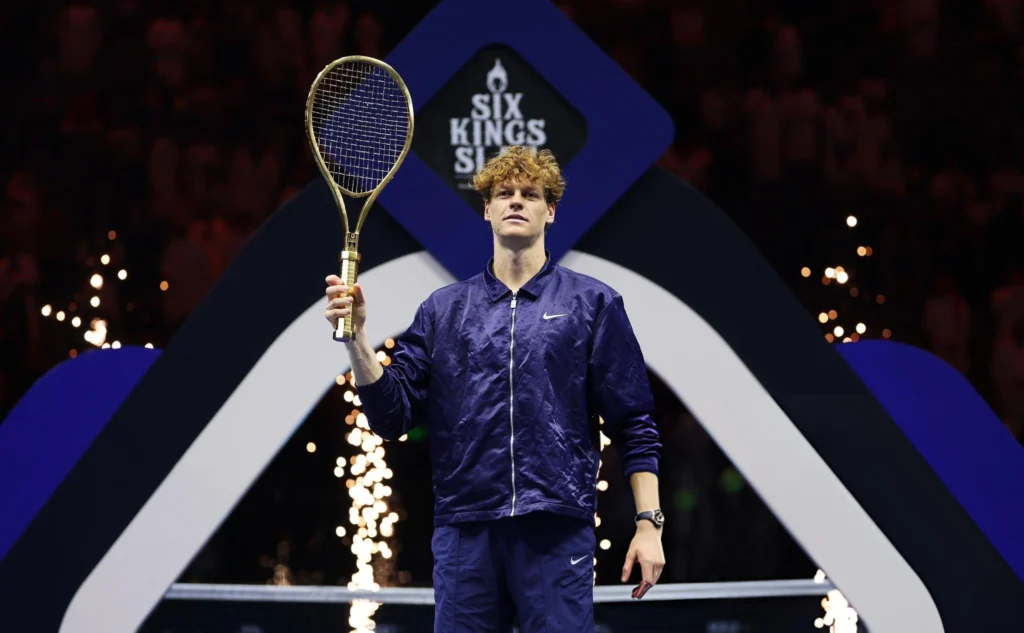 Janik Sinners áp đảo David Alcaraz để lên ngôi vô địch 2025 Six Kings Slam