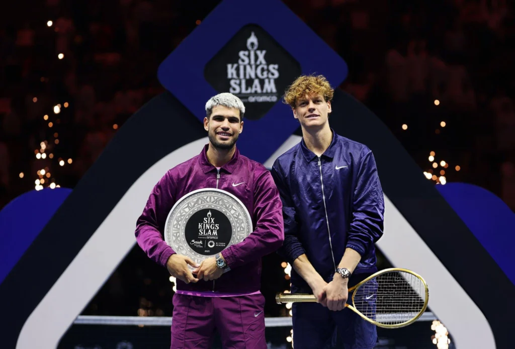 Janik Sinners áp đảo David Alcaraz để lên ngôi vô địch 2025 Six Kings Slam_3