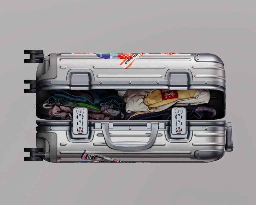 open-rimowa-suitcase