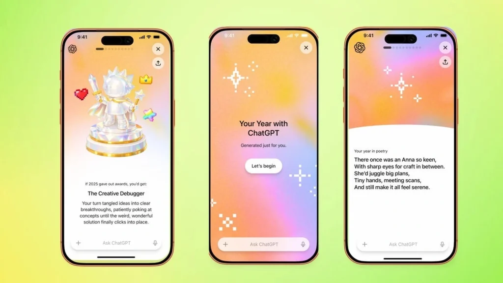 ChatGPT ra mắt tính năng nhìn lại một năm tương tự Spotify Wrapped_1 (1)