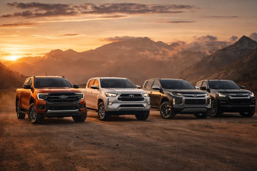 So sánh các dòng xe bán tải: Ford Ranger, Toyota Hilux, Triton...