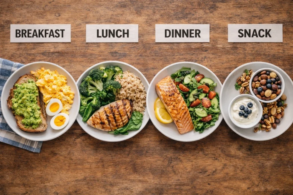 thực đơn tăng cơ giảm mỡ