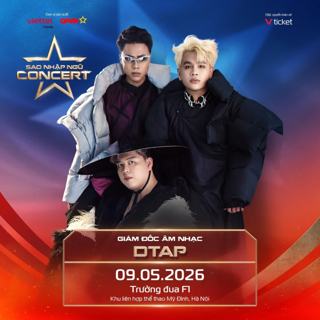Đạo diễn Cao Trung Hiếu và DTAP cùng dẫn dắt hành trình Tuổi đôi mươi tại Sao Nhập Ngũ Concert 2026_2