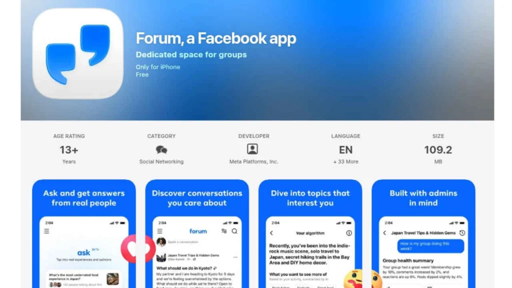 Meta âm thầm thử nghiệm Forum làm ứng dụng đối đầu Reddit_5