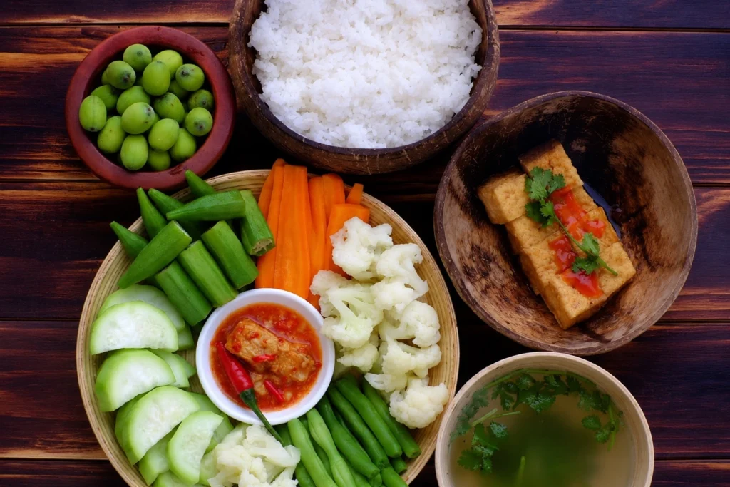 100g cơm trắng chỉ khoảng 120–130 calo, thấp hơn nhiều người nghĩ.