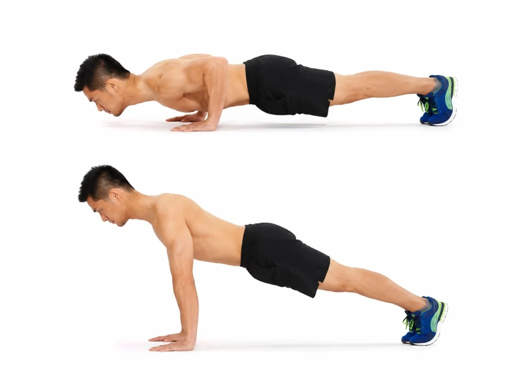 Các bài tập giảm mỡ: Push-up