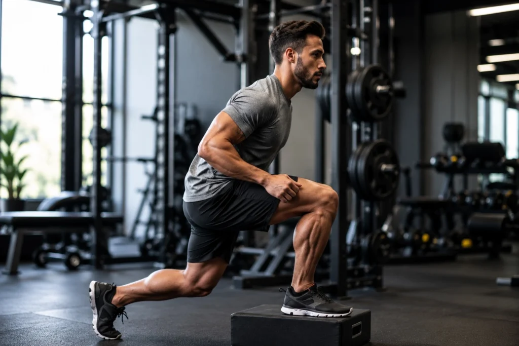 Bài tập thể dục tại nhà nâng cao: Reverse Lunge (Chùng chân ngược)