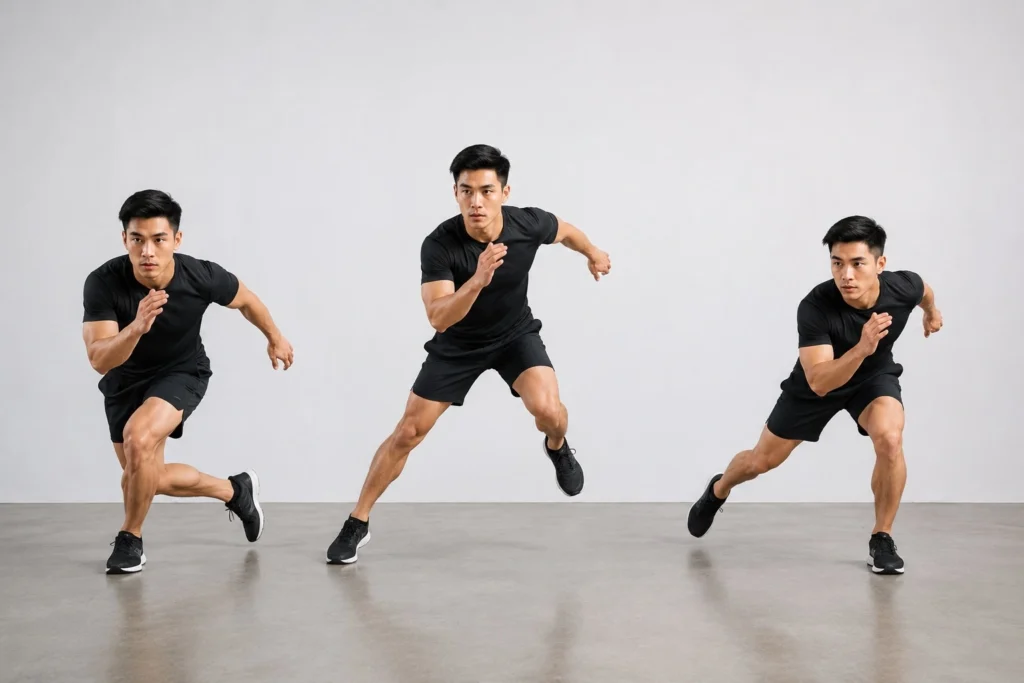 Skater Jumps (bật nhảy trượt băng)