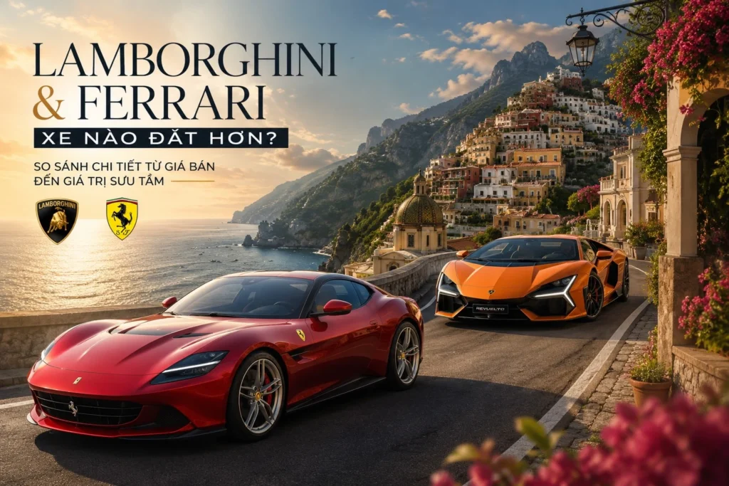 Lamborghini và Ferrari xe nào đắt hơn? So sánh chi tiết