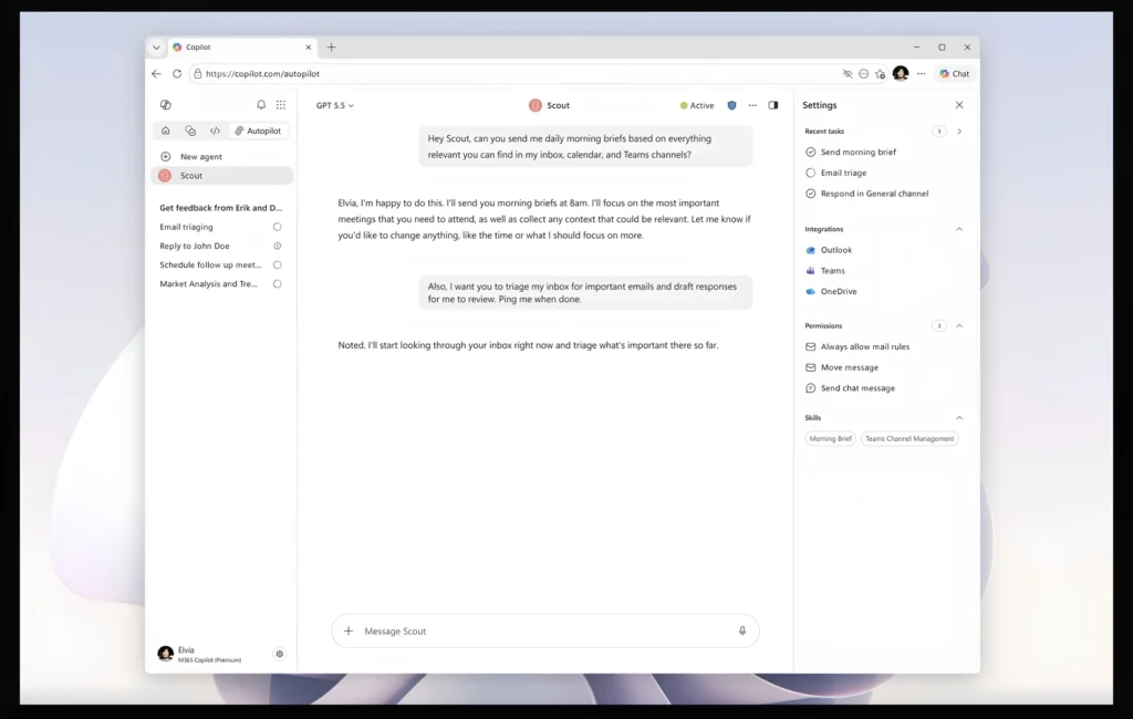 Gặp gỡ Microsoft Scout, người đồng nghiệp AI không bao giờ rời bàn làm việc_2