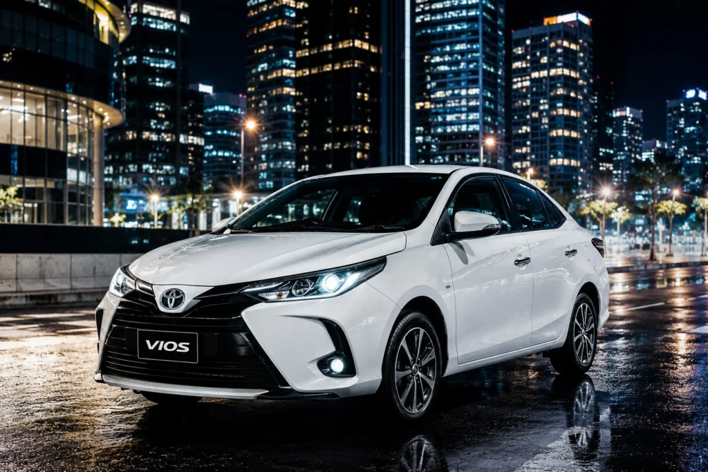 vios trắng 
