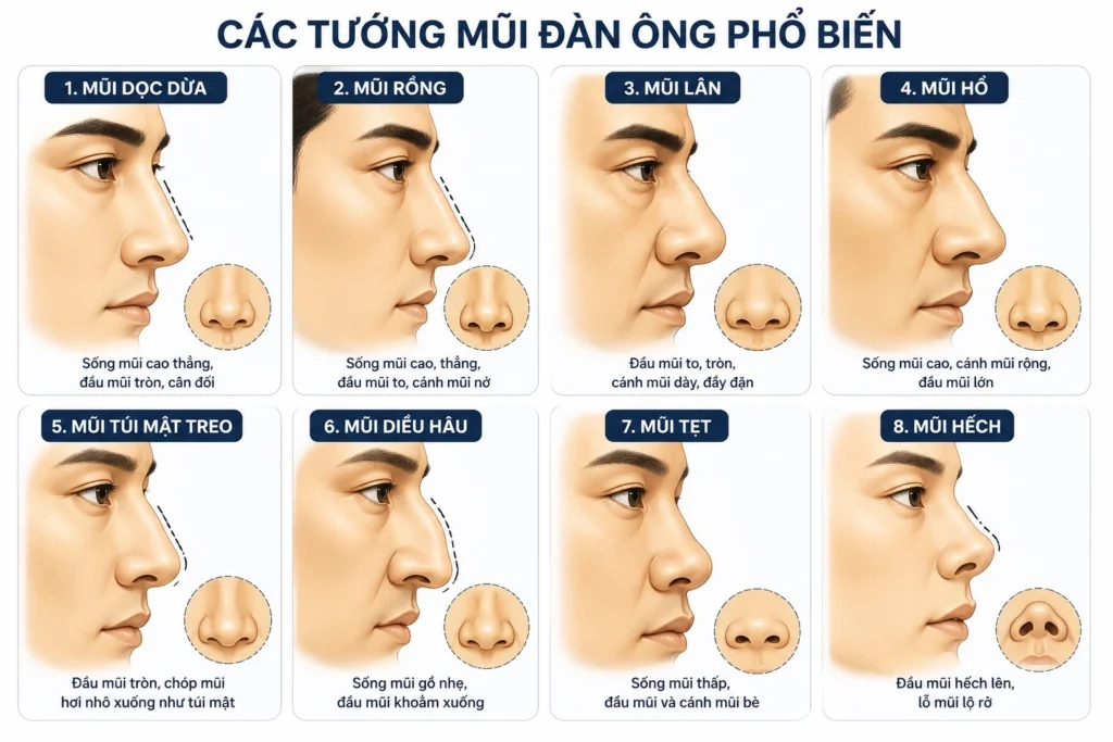 các loại mũi 