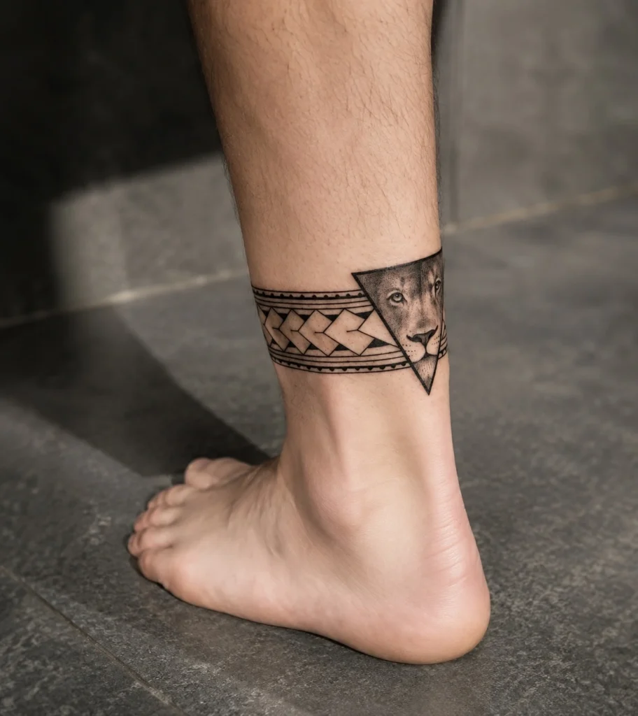 Hình xăm ở cổ chân