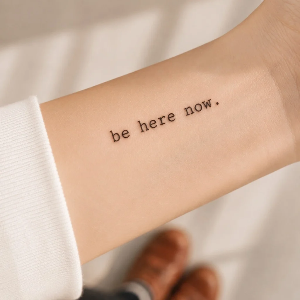 be here now