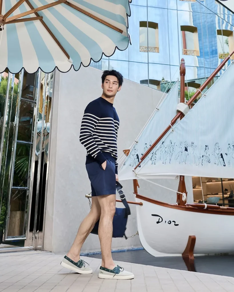 Phối áo polo và quần short
