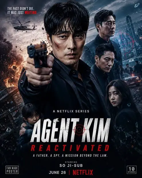  Phim mới của So Ji Sub: Đặc vụ Kim tái khởi động - Agent Kim Reactivated (2026)