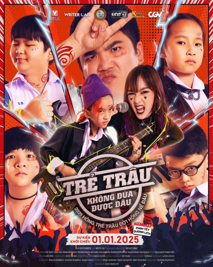 Phim học đường Thái Lan: Trẻ trâu không đùa được đâu – Bad Boyz Band (2025)